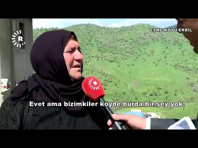 Erbilli kadından Rudaw muhabirine dilini yutturan soru!