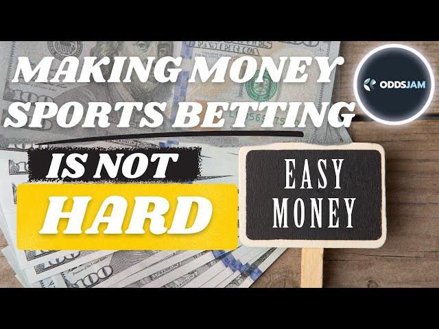 Making money sports betting isn't hard. The simple math behind sharp betting.