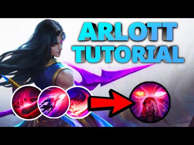 HOW TO USE THE OVERPOWERED ARLOTT | ARLOTT TUTORIAL 2023 | ARLOTT BUILD | Mobile Legends | MLBB