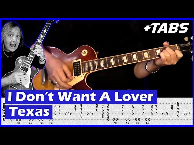 I Don't Want A Lover Guitar Lesson