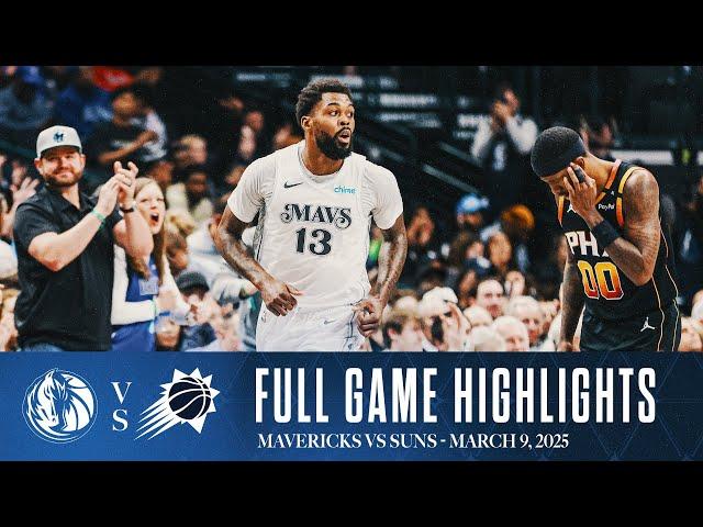 Dallas Mavericks Highlights vs. Phoenix Suns | March 9, 2025