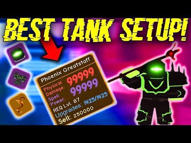 *NEW* BEST TANK SETUP IN THE UNDERWORLD! (ROBLOX DUNGEON QUEST)