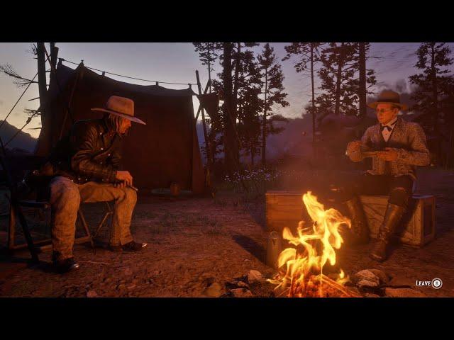 Micah's threatening conversation with Strauss / Hidden Dialogue / Red Dead Redemption 2