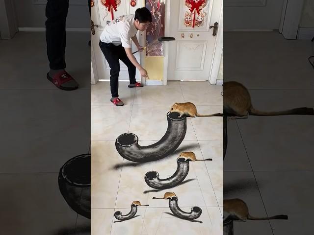 Amazing 3D Art Painting On The Floor #artwork