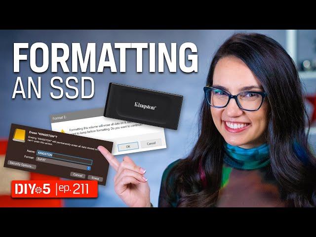 How to format an SSD – DIY in 5 Ep 211