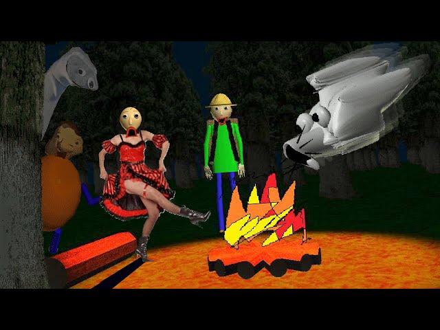 Baldi Plays His Own Camping Trip!!!