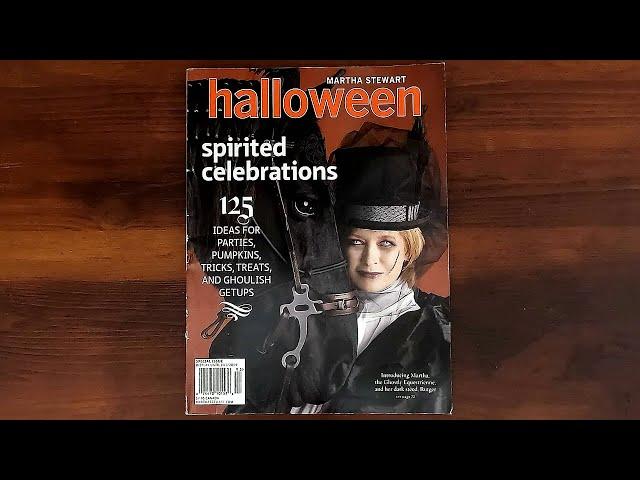 Martha Stewart Living Halloween Special 2009 | ASMR Magazine Flip Through