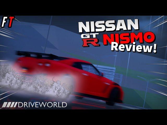 REVIEWING NISSAN GTR NISMO IN ROBLOX DRIVE WORLD! (BEST LOOKING JDM YET??)