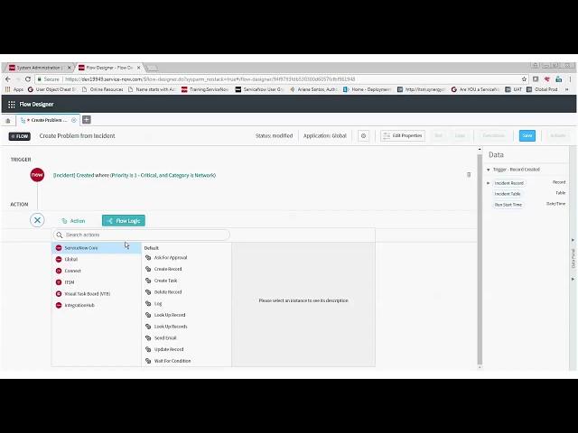 ServiceNow Kingston - Flow Designer