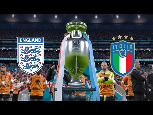 PES 2021 | ITALY vs ENGLAND | UEFA EURO 2020 Final | PC 4K