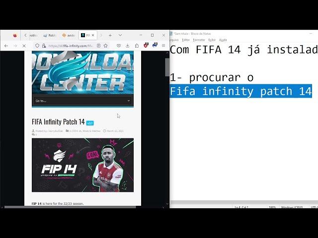 FIFA 14 patch 23 Tutorial - Infinity Patch 2023