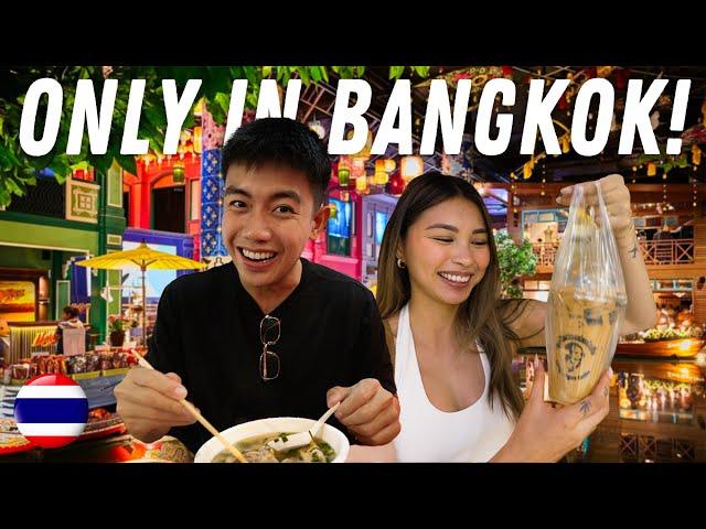 INSANE Mall in BANGKOK Has a Floating Market?!  Only in Thailand!