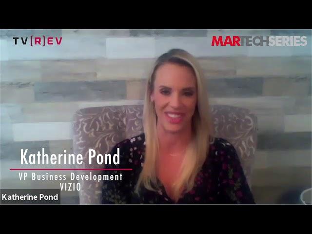 Martech Video Interview with Katherine Pond, VP, Business Development, Vizio