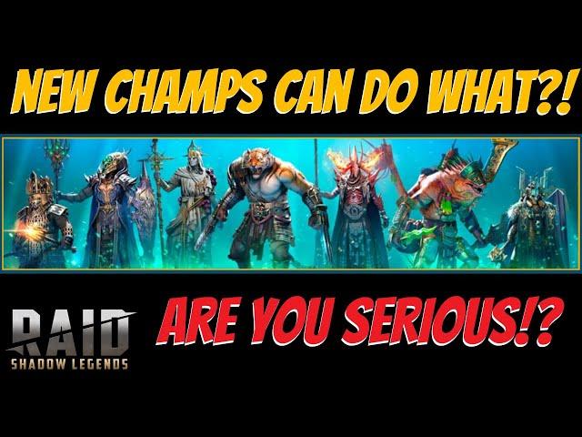 These New Champs Can do What???  Raid: Shadow Legends