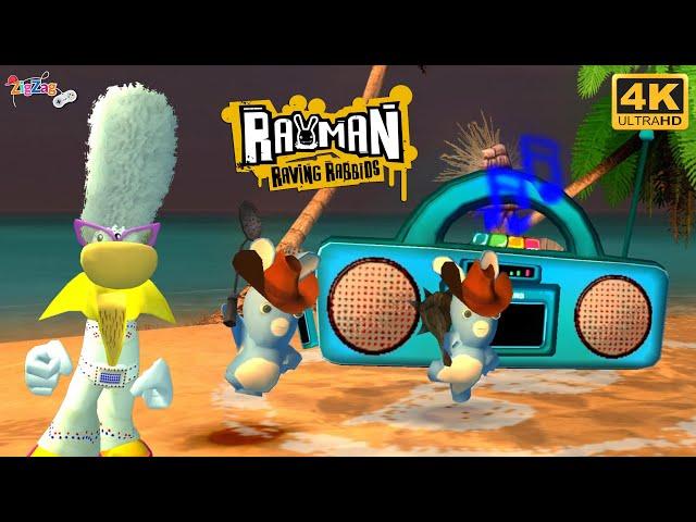 Rayman Raving Rabbids #8 | Cada Vez mais Porcalhões | Português PS2 4K @ZigZagGamerPT