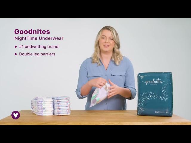 GoodNites NightTime Underwear | Carewell’s Guide to Home Health