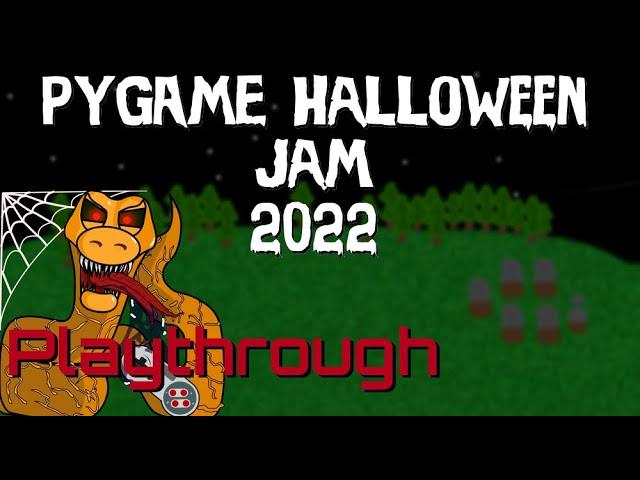 Playing Pygame Community Halloween Jam 2022 Games with @baconinvader