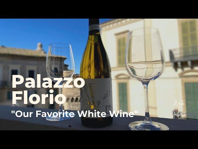 Palazzo Florio Boutique Residence - Our Favorite White Wine!