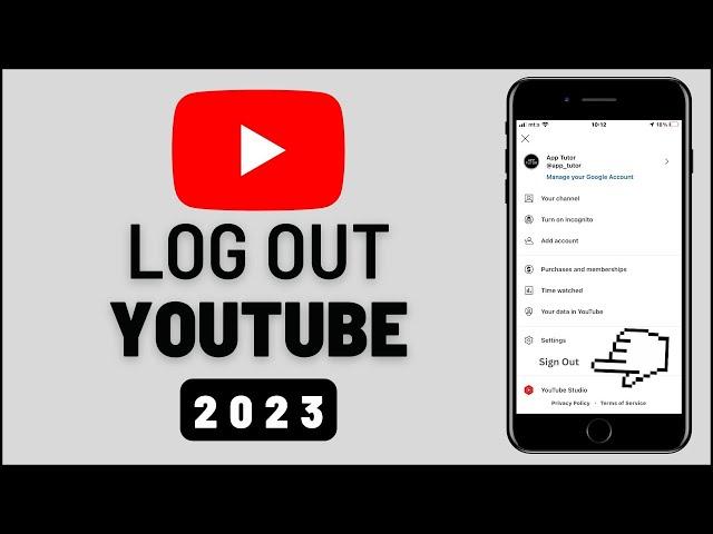 How to Logout of YouTube Account on Mobile (2024 Update) | Sign Out of YouTube Account