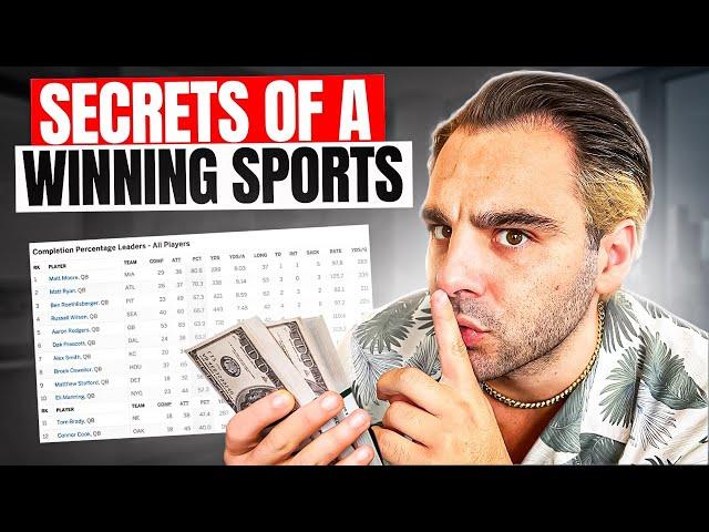 Secrets of a Winning Sports Bettor's Routine!