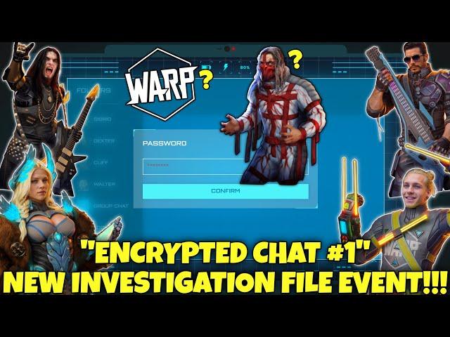 PASSWORD REVEALED - "Encrypted Chat #1" New Investigation Event In War Robots!