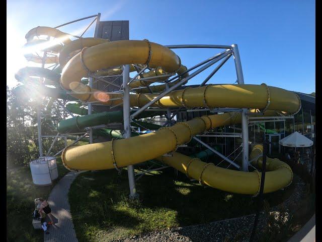 Koszalin Aquapark all waterslides