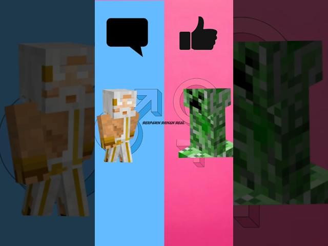 Zeus Pour vs All Minecraft Mobs #shorts #minecraft