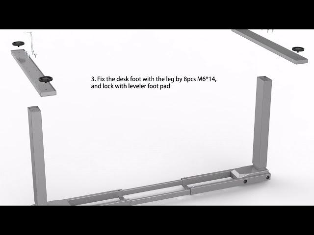 Aoke Standing Desk Installation: Standing Desk Assembly Video