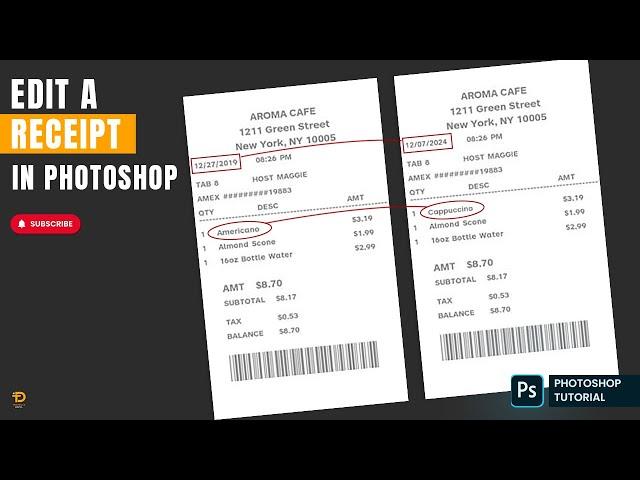 Easily How To Edit Receipt In Photoshop (2024)