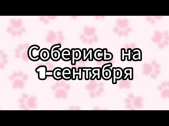 Соберись на 1-сентября #рекомендации #рекомендация #выбирай #выбирашки #выбираем #рек #lisaorlena