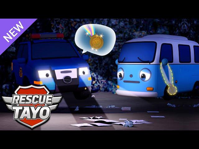 NEWFind the missing Bong Bong who lost the medal! | Tayo Rescue Team Cartoon | Tayo the Little Bus