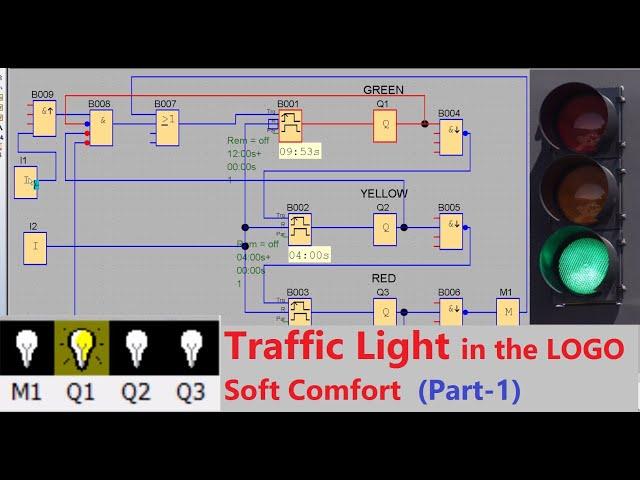 Siemens PLC - Traffic Light in the LOGO Soft Comfort (Part-1)