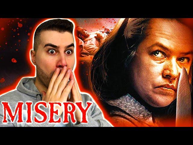 * FIRST TIME WATCHING MISERY * (ANNIE WILKES HAS SCARRED ME FOR LIFE)!