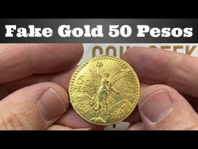 Fake Gold 50 Pesos - Beware of Counterfeit Coins