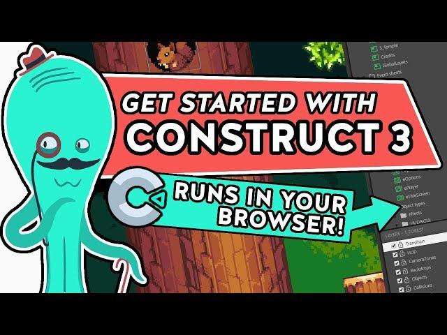 Setting up Construct 3, the browser-based game engine!