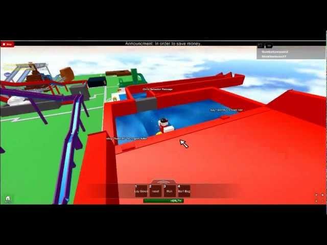 ROBLOX Stickventures2 and Gumballamiyumi Misadventures-- Fun Water Slide area.