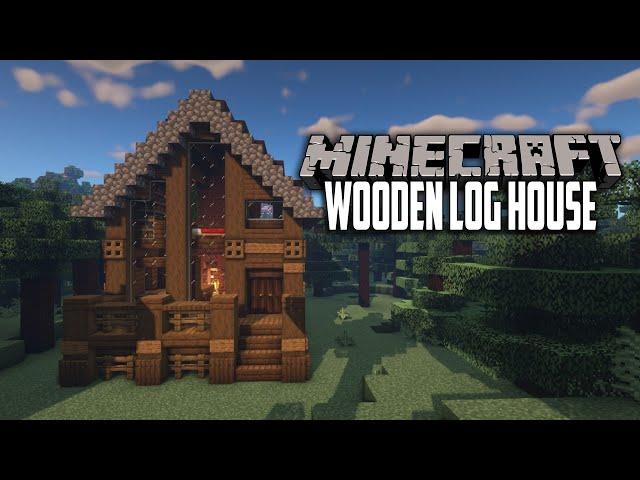 Как ПОСТРОИТЬ ОЧЕНЬ УЮТНЫЙ Дом в ЛЕСУ?! | Wooden Log Cabin in Minecraft | Майнкрафт строительство