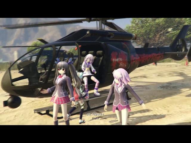 GTA V Neptunia Part 37 - The Big Score