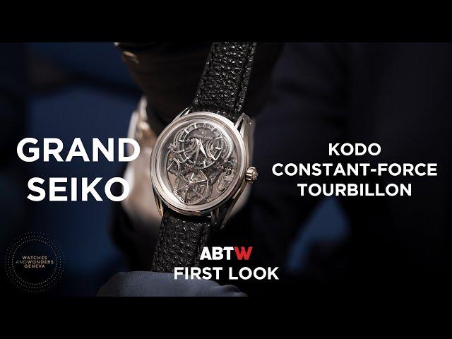 Grand Seiko Kodo Constant-Force Tourbillon Watch: The Sound of a Heartbeat