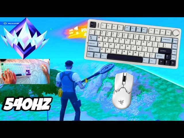 Aula F75 ASMR Unreal Ranked  Satisfying Keyboard Fortnite 540 FPS Smooth 4K