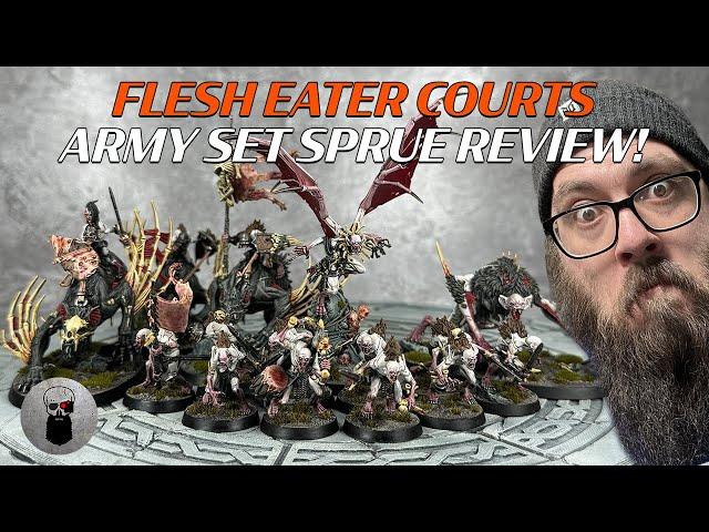 I'm Hungry for MORE... It's Flesh Eater Courts Army Set Sprue Review Time!