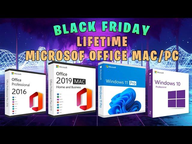 BLACK FRIDAY ALERT! Get Lifetime Microsoft Office on Your Mac or PC for CHEAP!