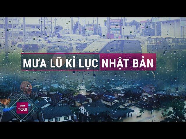 Mưa lũ kỉ lục khiến nước sông tràn bờ, hàng vạn người Nhật Bản phải sơ tán | VTC Now