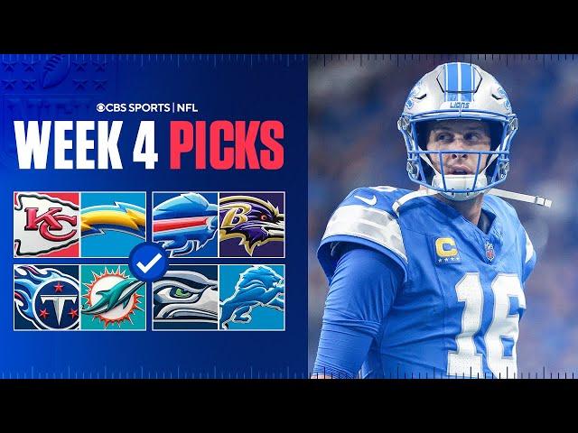 NFL Predictions and Best Bets For EVERY Week 4 Game [Seahawks at Lions & MORE]