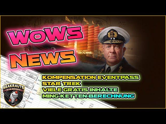 WoWs News  Überall Marken! Neue Inhalte erklärt & berechnet in World of Warships 