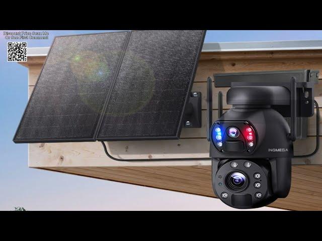 INQMEGA 36X ZOOM 4G SIM Security Solar Cameras Reveiw Aliexpress