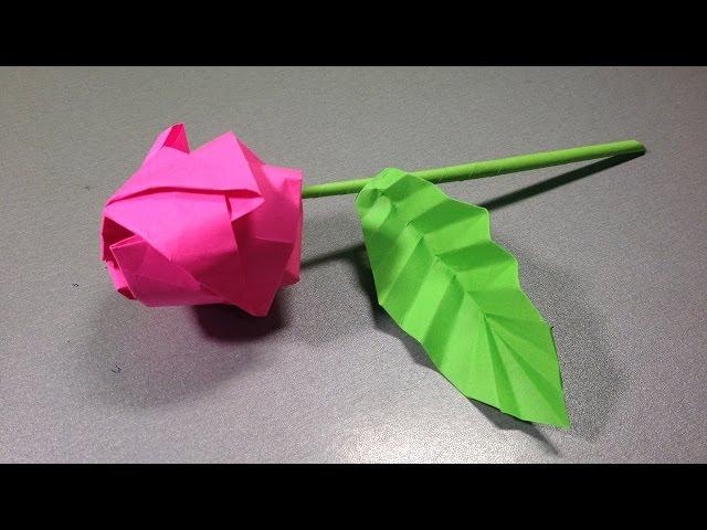 Роза оригами. Оригами из бумаги роза схема. Rose origami. Origami scheme how to make rose.