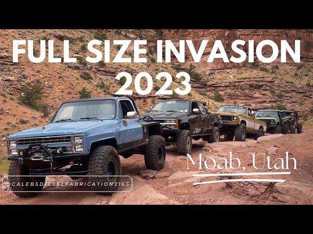 Square body crawler takes on Moab for Fullsize Invasion 2023!