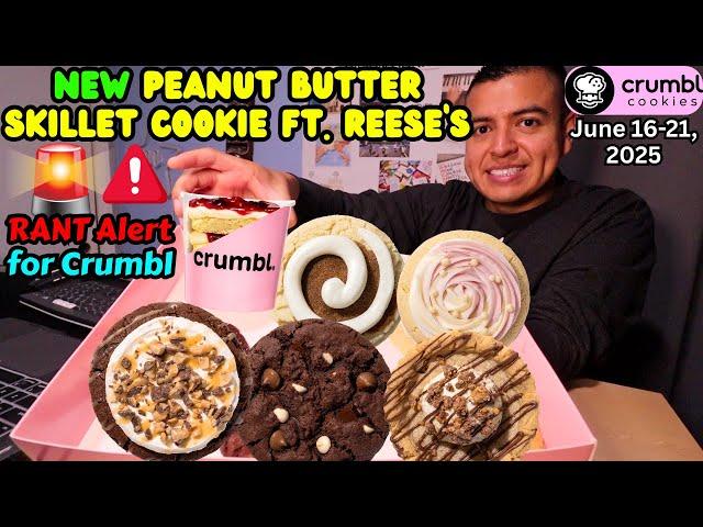 NEW Crumbl Cookies Review: PB Skillet Reese's, Berry Cake, Wedding, Toffee, Cinnamon, Triple Choco
