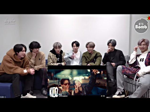 BTS REACTION TO ZICO 'SPOT' FT JENNIE MV